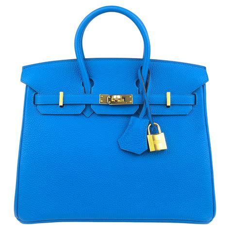 blue Birkin bag cost